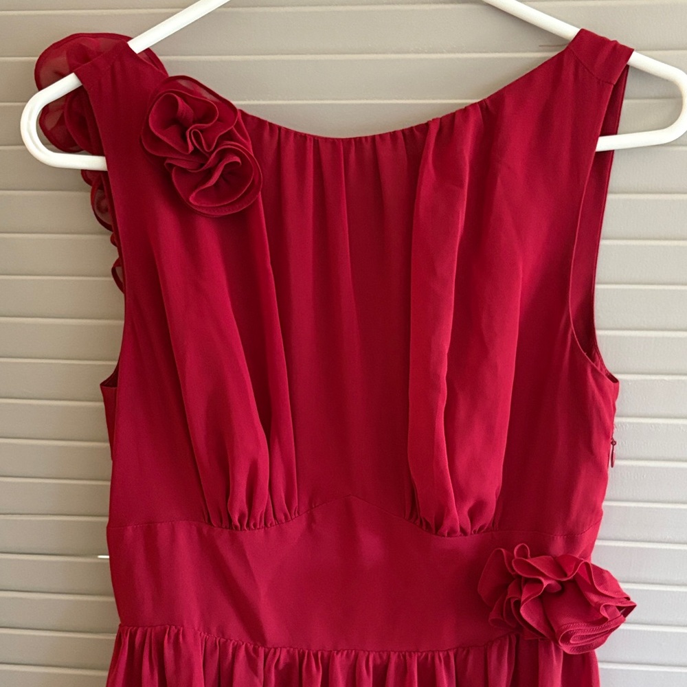 Reformation Red Flor Dress - Size 4